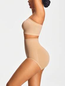 SHAPORA Women's High Waist Shapewear Bottoms, Panty - Apricot - View 6