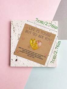 9件裝溫馨樹脂口袋擁抱卡 - 包含勵志卡片，適合生日、婚禮、情人節及其他場合 - 傳達鼓勵與祝福的貼心小禮物，適合送給家人和朋友 - 多色 - 查看 7