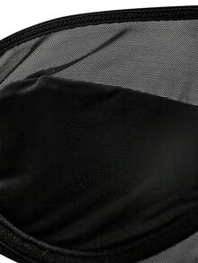 SHAPORA Thin Mesh Splicing Sexy Lingerie, Supportive Underwire Bra For Large Bust, Lift & Enhance Cleavage, Prevent Sagging - Black - View 7