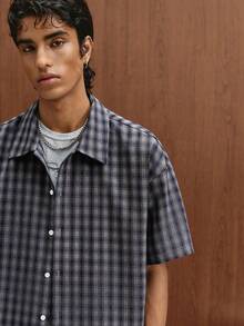 TOKVUE Men's Plaid Single-Breasted Casual Versatile Everyday Outing Shirt - Multicolor - View 4