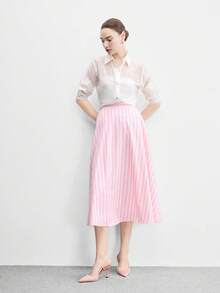 CUCCOO BIZCHIC 優雅便捷尖頭女款高跟鞋，適合女性，舒適中跟款式，適用於辦公室、婚禮、派對以及春夏季鞋款 - 粉色.. - 查看 3