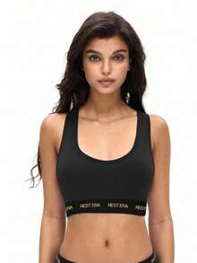 EasyFave 3pcs/Set Women's Fashion Letter Printed Bras - Multicolor - View 7