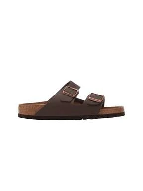Birkenstock Arizona Birko-Flor Regular Women's Flat Sandals Dark Brown 51701