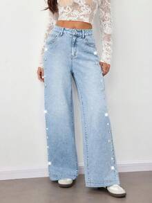 HIMARRI Women Jeans - Blue - View 3