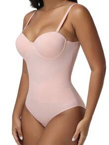 SHAPORA Mono elegante y de moda con diseño de copa - Rosa - Ver 4