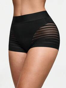 SHAPORA 1pc Women's High Waist Tummy Control Shapewear Pants, Suitable For Yoga, Fitness, And Everyday Wear - Black - View 5