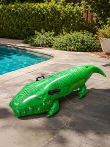 Inflatable Shark Decorations, Inflatable Shark Water Decorations, Inflatable Black Orca Floating Pool Floats, PVC Inflatable Shark Surfboards And Rafts, Suitable For Adult Family Entertainment, Outdoor Leisure, Summer Parties, Beaches, Lakes, Pool Floating, Summer Water Entertainment, Suitable For Pool Parties, Vacations, Spring And Summer Essentials, Spring And Summer Decorations. - Multiple Styles - View 6