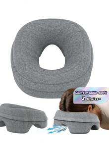 1 Bantal Wajah Cocok Untuk Meja Pijat, Tempat Tidur, Sandaran Kepala Pijat, Bantal Tidur Perut, Pemulihan Pasca Operasi Mata - MultiWarna - View 1