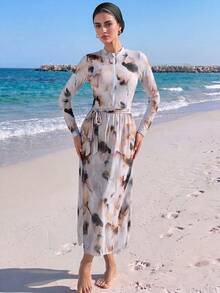 Veilorie Burkini, Baju Renang untuk Wanita - Hitam - View 2