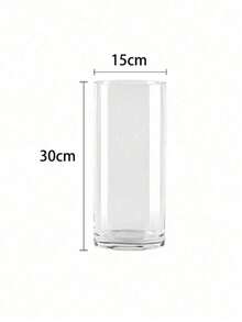 Acrylic Transparent Cylinder Vase Set, Tall Floor VasesUnbreakable Plastic Vases, Suitable For Living Room,Desk, Wedding Centerpiece Flower BouquetDecoration In Different Sizes - transparent - View 15