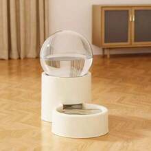 Tempat Makan & Minum Otomatis untuk Hewan Peliharaan, Wadah Makanan & Minum Berbentuk Bola, Dispenser Otomatis, Transparan, Krem, Dekorasi Rumah - 0,8 liter - View 10