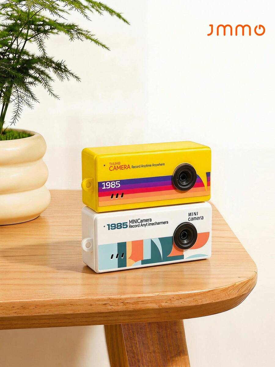 JMMO Vintage Mini Digital Camera, Retro 1985 Portable Pocket CCD Camera, Compact HD Video Photo Camera For Teens Students Travel Indoor Outdoor Photography - View 1