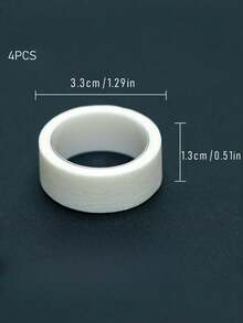 2/4/6/8 PCS Multi Pack Strong Adhesive White Microporous Tape And Adhesive Fabric Tape For Eyelash Extension For Lash Artists For Professional Makeup For Salon Use Breathable No Residue Long Lasting Lash Tape - White - View 14