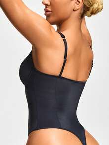 SHAPORA 2 paquetes de bodys sin mangas de unicolor para mujer - Multicolor - Ver 6