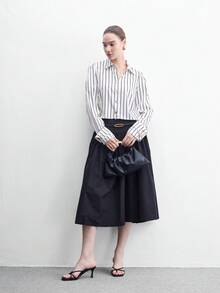CUCCOO BIZCHIC 女士鞋履 春夏新款方头细高跟黑色细带夹趾凉鞋/拖鞋 时尚舒适 百搭日常通勤优雅女凉鞋 - 黑色 - 查看 6