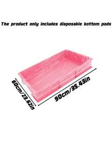 50Pcs Disposable Plastic Bottom Liners, Suitable For Pet/Toilet Pads, Bird/Rabbit Cage, Cat Litter Bag, Dog Toilet Urine Pad, Cleaning Mat - White - View 13