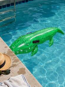 Inflatable Shark Decorations, Inflatable Shark Water Decorations, Inflatable Black Orca Floating Pool Floats, PVC Inflatable Shark Surfboards And Rafts, Suitable For Adult Family Entertainment, Outdoor Leisure, Summer Parties, Beaches, Lakes, Pool Floating, Summer Water Entertainment, Suitable For Pool Parties, Vacations, Spring And Summer Essentials, Spring And Summer Decorations. - Multiple Styles - View 8