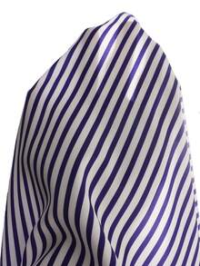 Teen Boys Striped Short Sleeve Shirt & White Shorts With Knight Print For Commute, Beach, Campus & Back To School - Blue - View 10