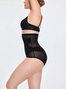 SHAPORA Fajas Para Mujer Con Malla De Empalme En La Parte Inferior (conjunto De 3 Piezas) - Multicolor - Ver 4