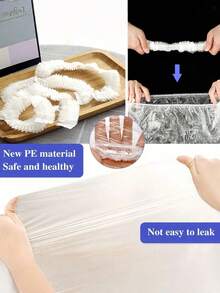 50Pcs Disposable Plastic Bottom Liners, Suitable For Pet/Toilet Pads, Bird/Rabbit Cage, Cat Litter Bag, Dog Toilet Urine Pad, Cleaning Mat - White - View 8
