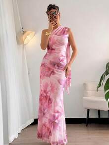 Firerie 女款夏季優雅浪漫時尚通勤性感風格奶油黃上衣，派對女款、海灘度假女款、返校畢業季女款、浪漫約會、生日、復活節女款、巴西嘉年華、音樂節、春夏女款、婚禮季、早午餐女款上衣、波西米亞上衣、仙女風上衣、優雅露肩臀部魚尾洋裝 - 彩色 - 查看 7