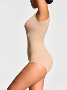 SHAPORA Set de 2 piezas de pijama informal de un solo color sin mangas - Multicolor - Ver 2
