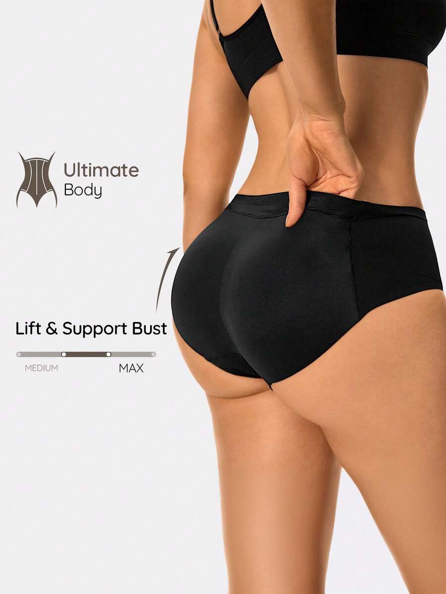 SHAPORA Bawahan Korset Wanita Plain - Hitam - View 1