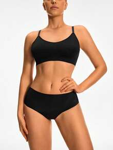 SHAPORA Bawahan Korset Wanita Plain - Hitam - View 7