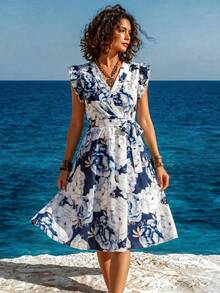 Blue and White