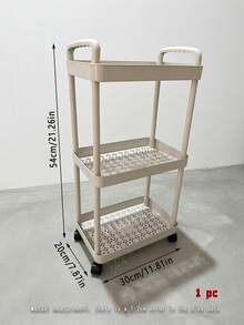 1 pièce Chariot à roulettes Étagère de rangement pour salle de bain Multi-couches Mobile Organisateur de collation, Convient pour la cuisine et la salle de bain Fêtes, nouvelle session, Thanksgiving, Saint-Valentin et autres occasions, est un choix de cadeau idéal, pratique et élégant, économise de l'espace, est un plan de stockage domestique nécessaire pour les résolutions du Nouvel An. - Multicolore - Voir 15