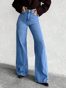 HIMARRI Women Jeans - Royal Blue - View 1