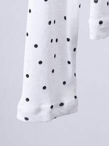 Cute Girls Fashion Elegant Cute Cool Girl Casual White Polka Dot Thin Jacket Spring Summer Autumn All Seasons 8-12 Years Old Party Formal - White - View 5