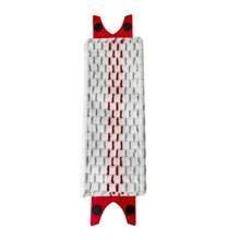 4 piezas (Fregona no incluida) Almohadillas de repuesto para fregona compatibles con Ultramax Turbo 2-En-1, montaje fácil, reutilizables, lavables, super absorbentes, paño de limpieza de microfibra adecuado para baño y cocina, Navidad & Halloween - Gris rojo - Ver 4