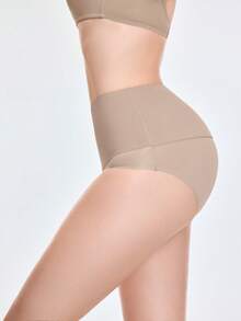 SHAPORA Shaping High-Waisted Brief Shapewear Short Body Shaper Butt Lifter-Tummy Waist Control - Apricot - View 5