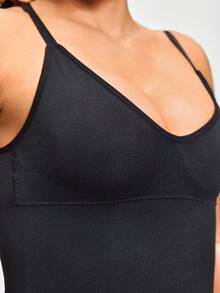 SHAPORA Set de 2 piezas Moldeador corporal de mujer tipo mono - Negro - Ver 6
