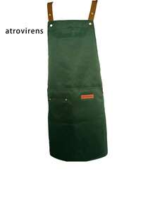 Celemek Katun Unisex dengan Kantong, Celemek Kerja dengan Tali dan Kantong Cokelat, Tersedia Berbagai Warna, Untuk Dapur, Kafe, Restoran, Barista, Tukang Roti, Koki, BBQ - MultiWarna - View 15