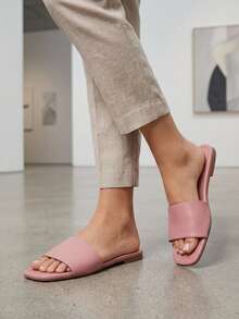 Sandalias Lisas – ¡Camina y Destaca! - Rosa Pálido - Ver 4