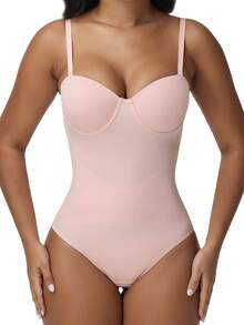 SHAPORA Mono elegante y de moda con diseño de copa - Rosa - Ver 3