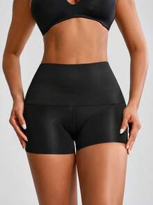 SHAPORA Women's Solid Color High Waist Shaping Underwear - Black - View 7