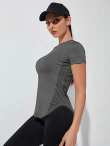 Powerista 女款素色休閒百搭日常旅行運動短袖T恤 - 彩色 - 查看 6