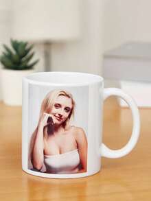 1pc 11oz Personalized Name Birthday Flowers Ceramic Mug, Custom 330ml White Mug,Customized Coffee Cup With Birth Month Flower, Ideal Gift For Family And Friends On Birthday,Wedding Gift Thanksgiving,Christmas,Anniversary Mug - 330ml Horizontal Birthday Flower Mug - View 33