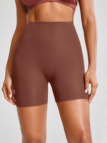 SHAPORA Women's Solid Color Shapewear Bottoms - Brown - View 6