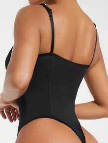 SHAPORA Body fajas unicolor con aro - Negro - Ver 2
