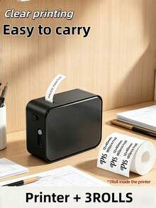 Teckwe Marklife P15 Mini Portable Label Printer, Self-Adhesive Thermal Printer, Sticker Printer, Inkless Pocket Bluetooth Label Maker, Name Tag Label Printer 1200mAh - Multicolor - View 8