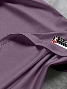 Gym Rark Men's Letter Print Crew Neck Short Sleeve Sports T-Shirt, Gym - Purple - View 3