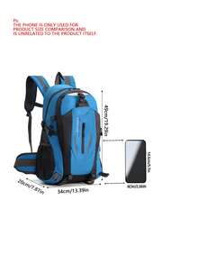 1pc Lightweight Hiking Backpack - Waterproof Camping & Travel Pack, Large Capacity Outdoor Mountaineering Rucksack For Men & Women (Perfect Gift For Halloween, Christmas & Thanksgiving) - Multicolor - View 3