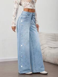 HIMARRI Women Jeans - Blue - View 4