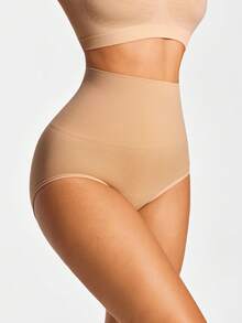 SHAPORA Women's High Waist Shapewear Bottoms, Panty - Apricot - View 3