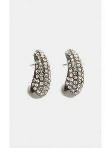 Noxbound A Pair Of Fashionable And Beautiful Light Luxury Punk Goth Earrings - black nickel - View 10