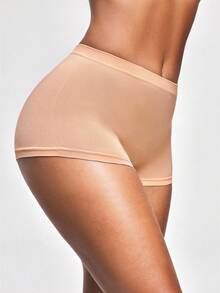 SHAPORA Paquete de 5 bragas minimalistas sin costuras de unicolor para mujer - Multicolor - Ver 4